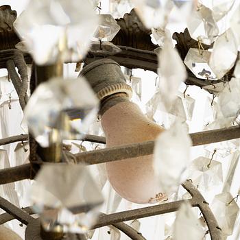 A chandelier, late 19th Century.
