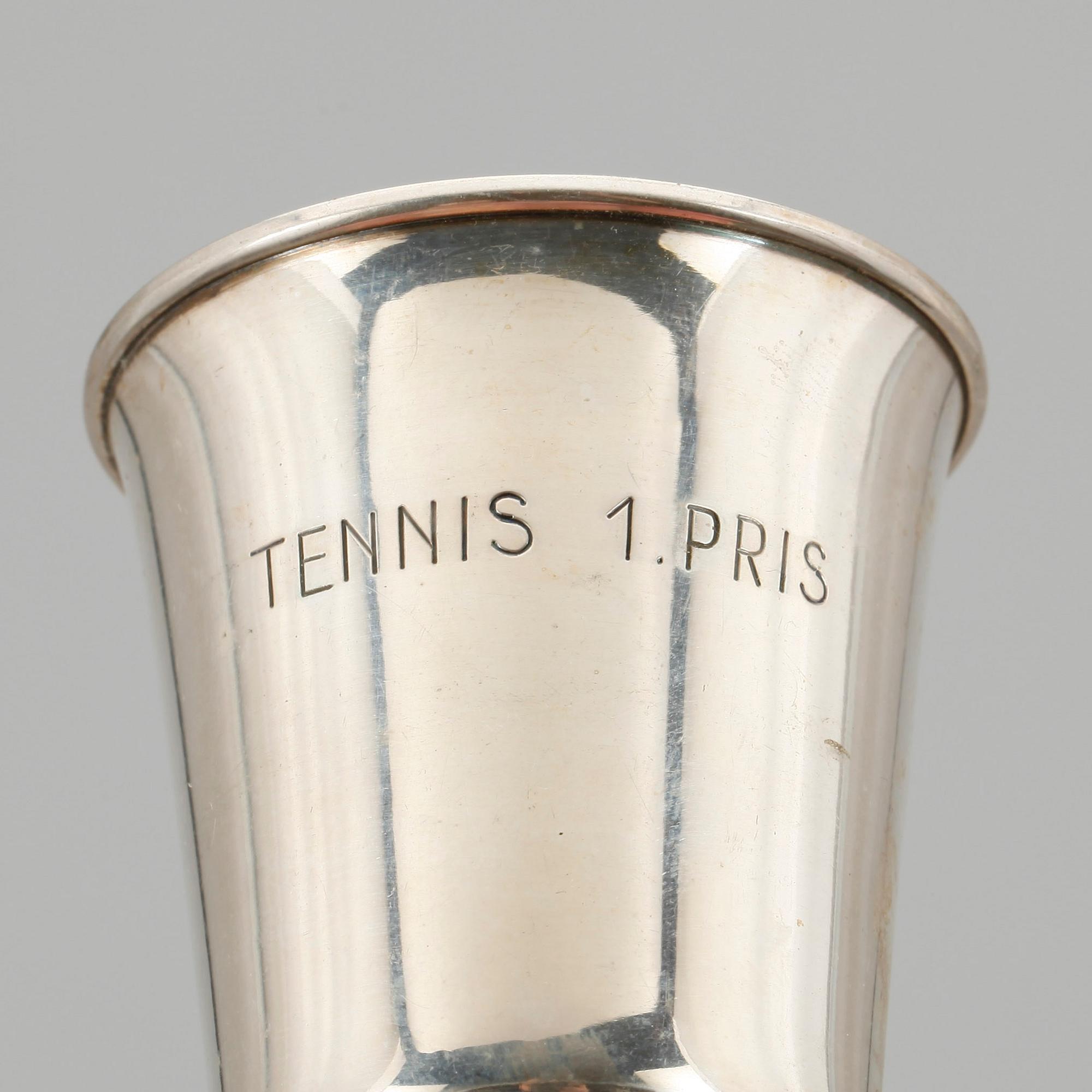 PARTI SILVER, 5 delar. Bl a Rey Urban, Stockholm 1960. Totalt ca 390 g.