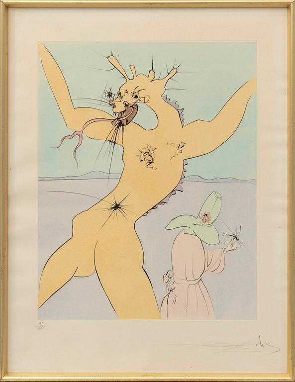Salvador Dalí, From "Japanese Fairy Tales", 1974.