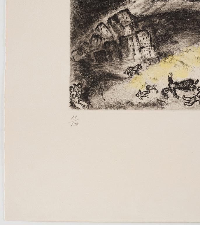 Marc Chagall, "Oracle sur Babylone" ur: "La Bible".