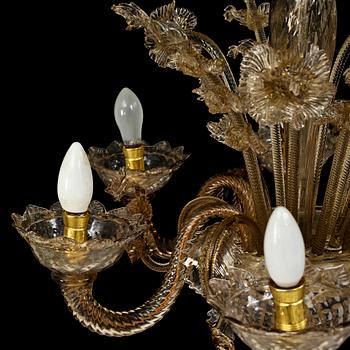 LJUSKRONA, venetiansk stil, omkring 1900-talets mitt, h 60.