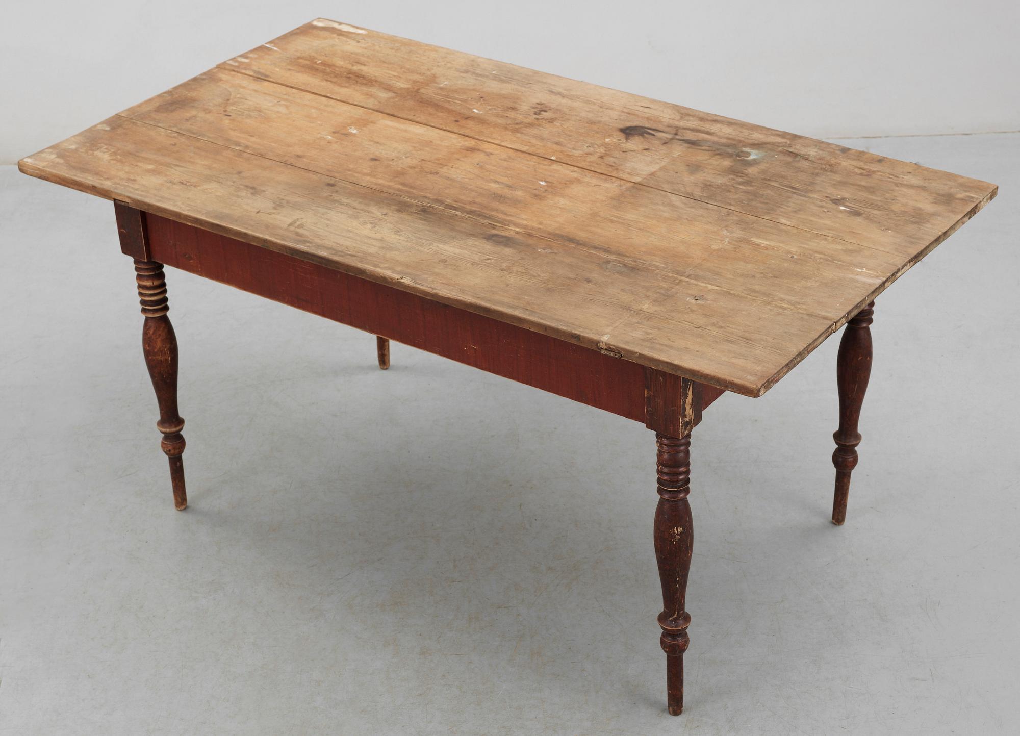 BORD, allmoge, Hälsingland, 1800-talets mitt.