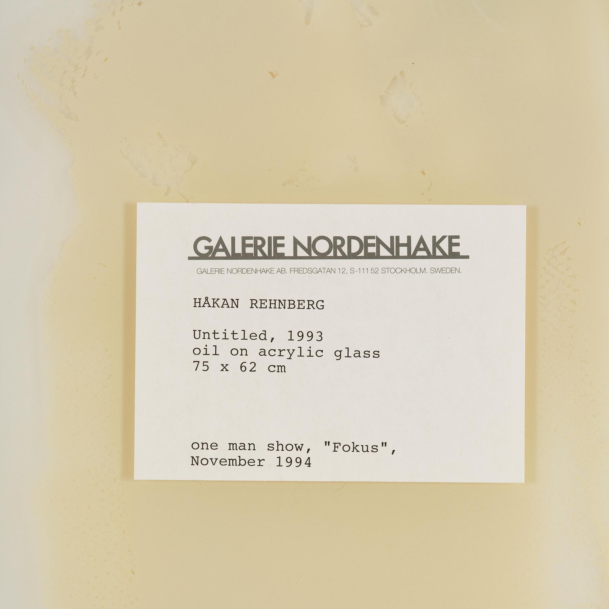 Håkan Rehnberg, Untitled.