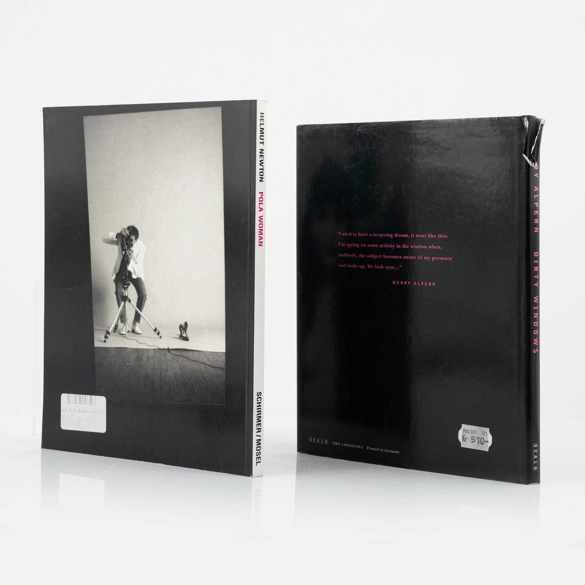 Merry Alpern, Helmer Newton & Albert Watson, 3 photobooks.