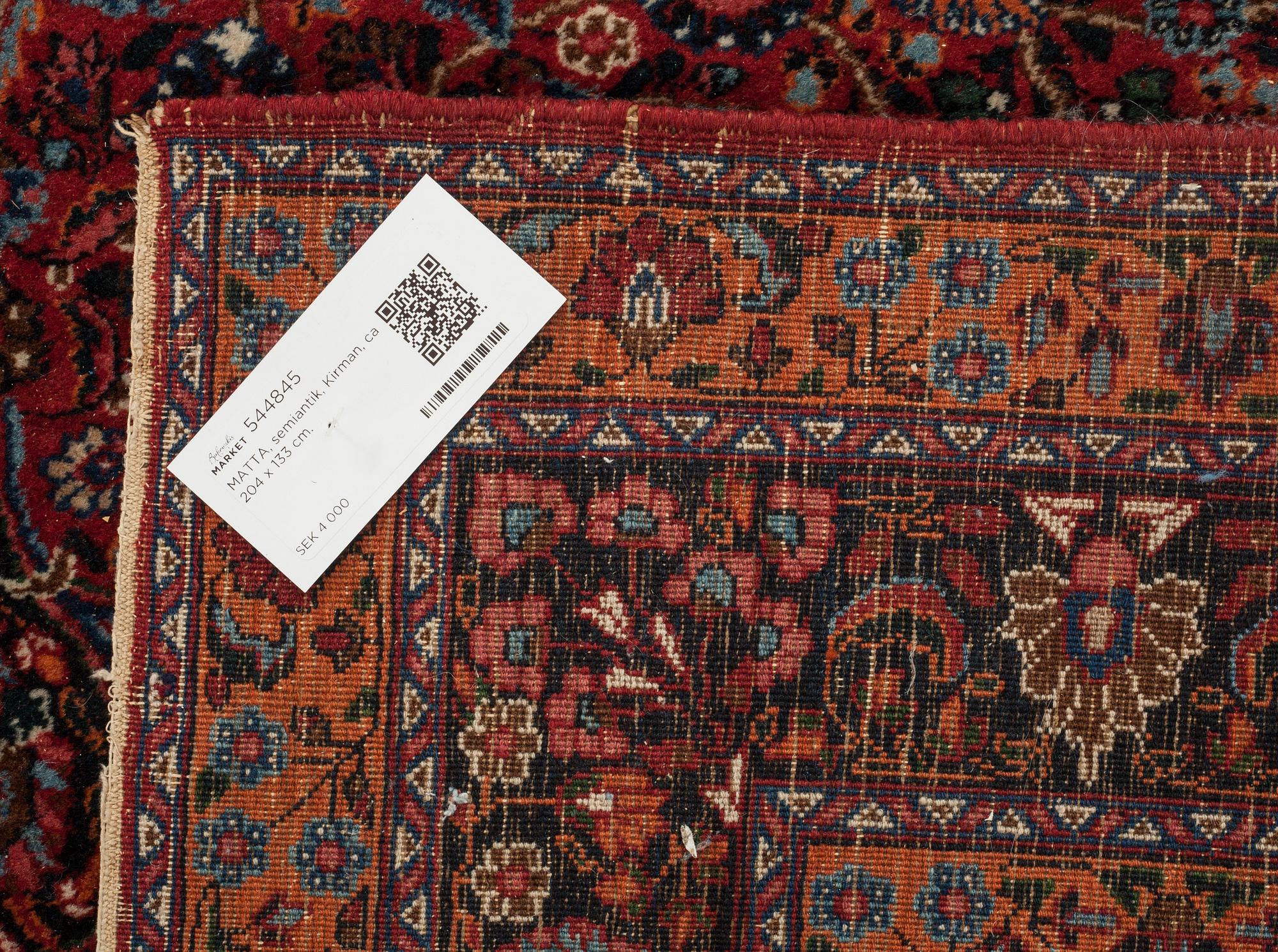 MATTA, semiantik, Kirman, ca 204 x 133 cm.