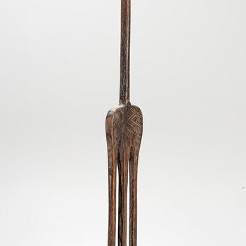 Twelve sculptures, reportedly from Makonde, Tanzania, Luba, Congo, and moore, from the second half of the 20:th century.