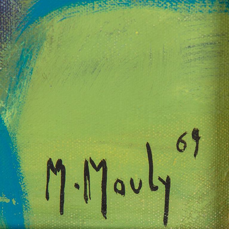 Marcel Mouly, olja på duk, signerad och daterad, Paris -69.