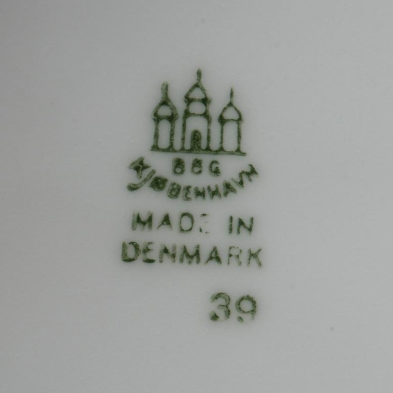 SERVIS, 125 delar, porslin, "Maelkevejen", Bing o Gröndahl.