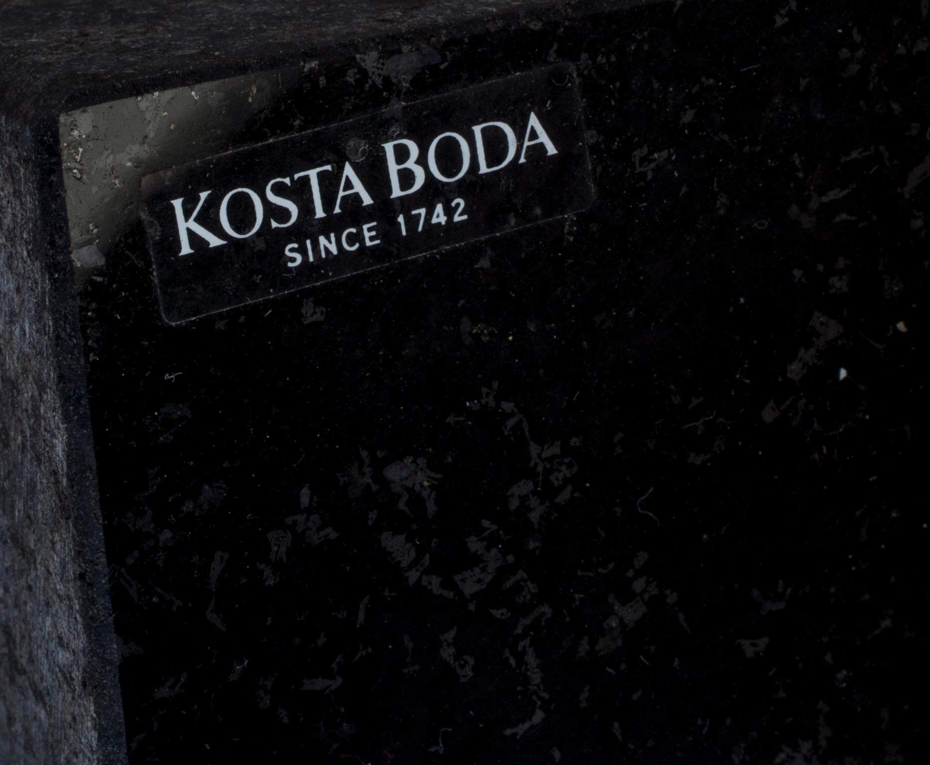 SKULPTUR, glas. Bertil Vallien, Kosta Boda, omkring 2000.