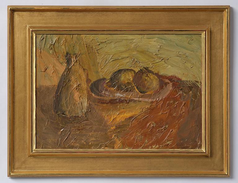 Evert Lundquist, "Stilleben med flaska".
