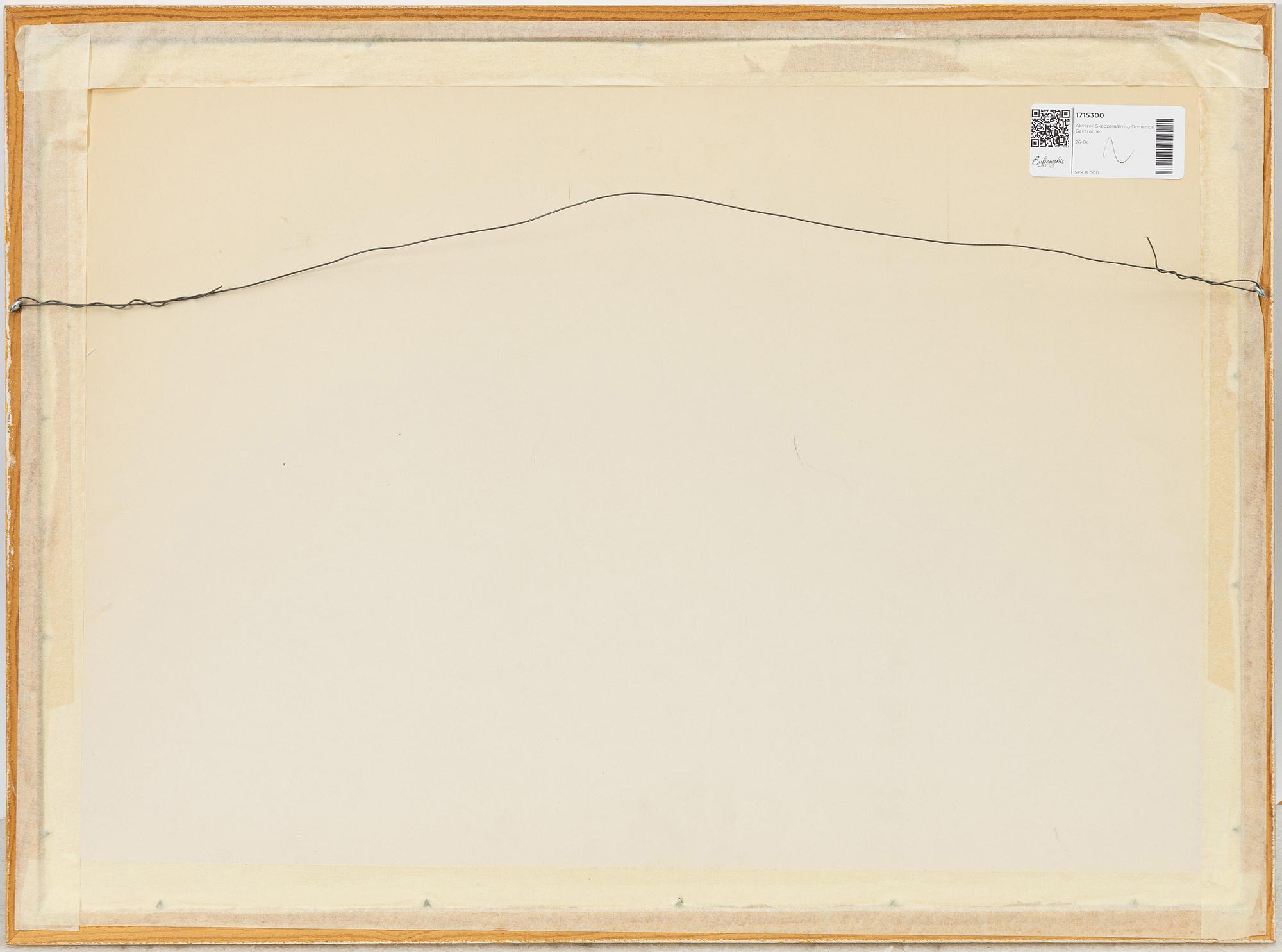 Domenico Gavarrone, "Anna Charlotta från Strömstad, förd af Otto Christensson".