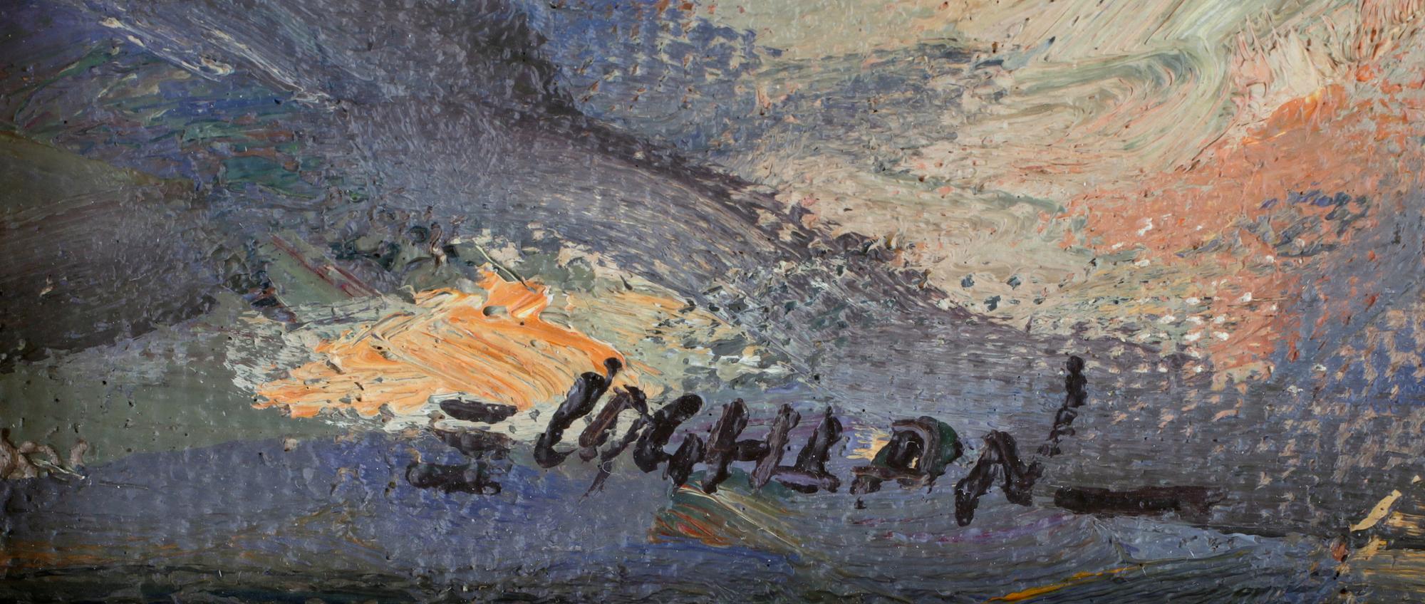 EDGARDO COGHLAN, olja på duk, sign.