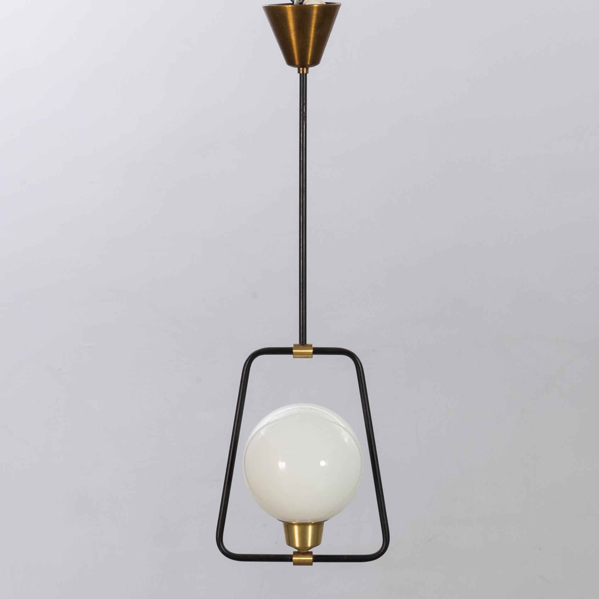 A 1950'S CEILING LAMP.