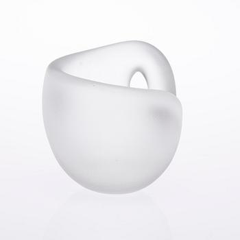 TIMO SARPANEVA, GLASSKULPTUR, "Jättegryta" signerad Timo Sarpaneva, Iittala. I produktion 1951-1959.