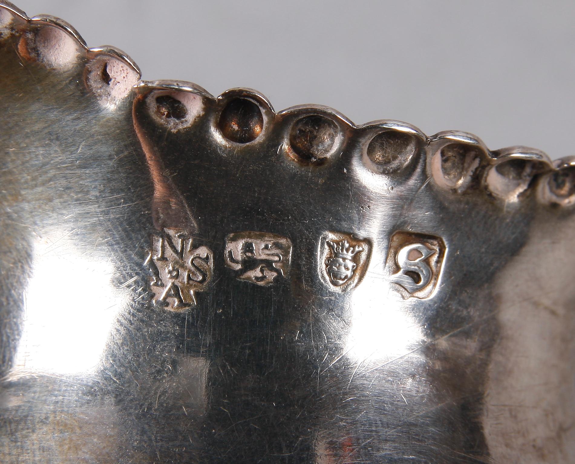 KANNA, silver, Nathaniel Appleton & Ann Smith, London, England, 1773.