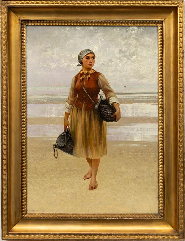 August Hagborg, Ostronplockerska.