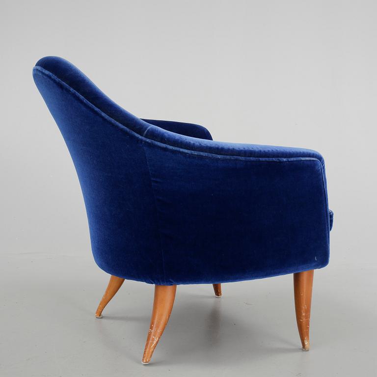 FÅTÖLJ, "Lilla Adam" Kerstin Hörlin Holmquist, NK:s verkstäder, Nyköping, 1900-talets andra hält.