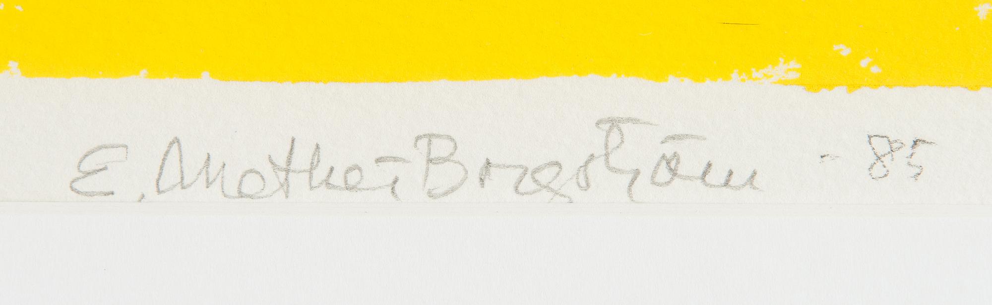 Ernst Mether-Borgström, Sommitelma sinisellä, keltaisella ja mustalla.