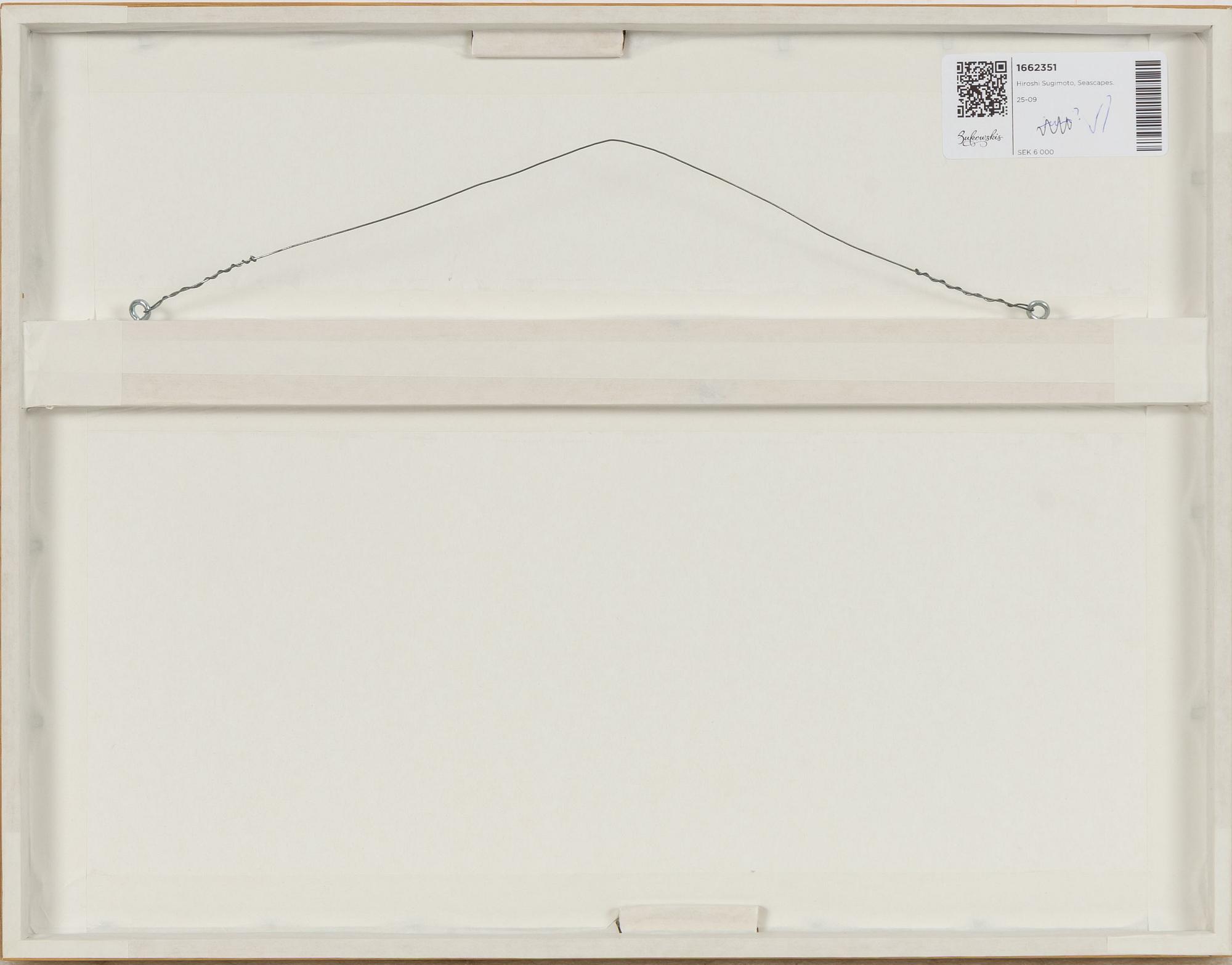 Hiroshi Sugimoto, "Pacific Ocean, Oregon", 1985.