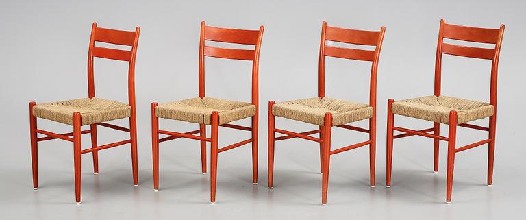 STOLAR, 4 st, design Yngve Ekström, 1900-talets andra hälft.