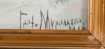 Vladimir Leonidovich, Graf Muraviev, ELK IN COLD WINTER LANDSCAPE.