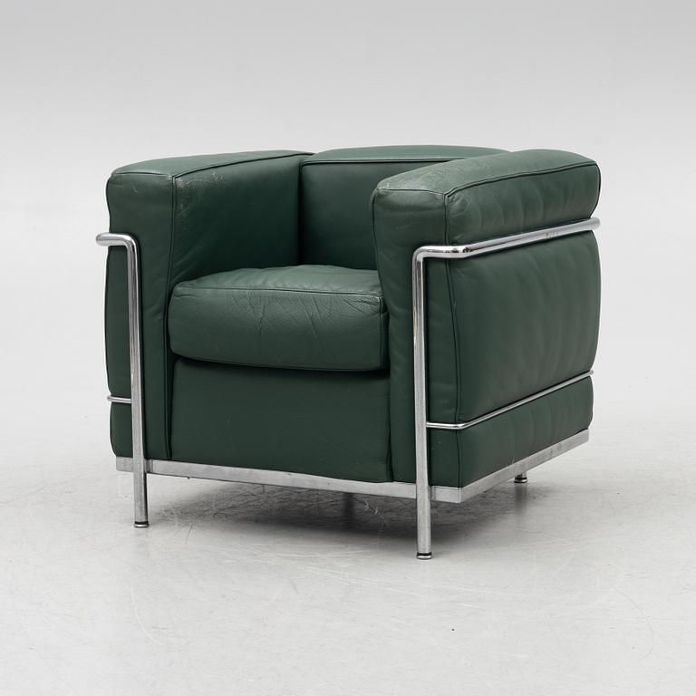 Le Corbusier, Pierre Jeanneret & Charlotte Perriand, a 'LC2' lounge chair, Cassina, Italy.