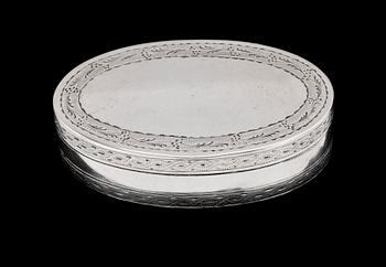 DOSA, silver, Johan Klint Norrtälje 1812. Vikt ca 80 gram.