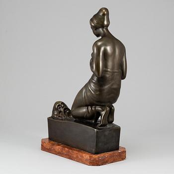 ANTON GRATH, sculpture, bronze, signed.