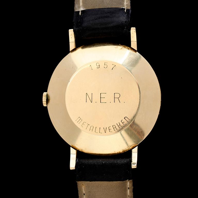 ARMBANDSUR, 14K guld, Jaerger-Le Coultre, 1900-talets mitt.