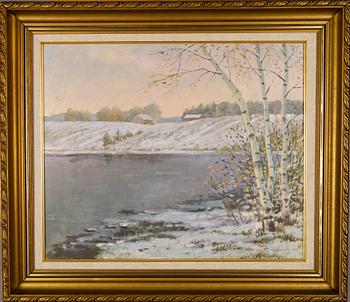 OLAVI HURMERINTA, olja på duk, signerad och daterad 1992.