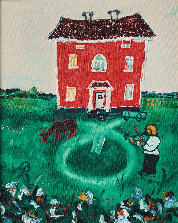 Ian Rusth, Speleman vid rött hus.