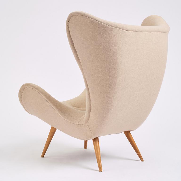 A Swedish Modern easy chair, 1940-50s.