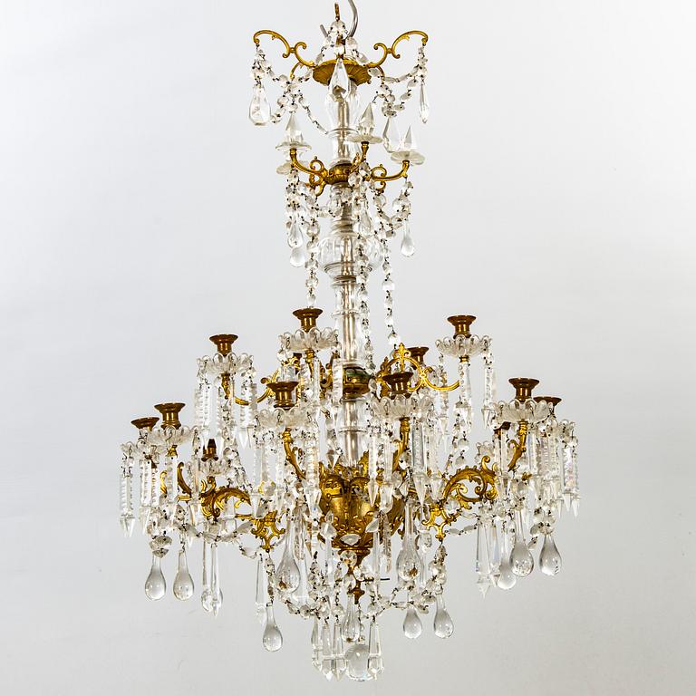 A late 19th century chandelier.