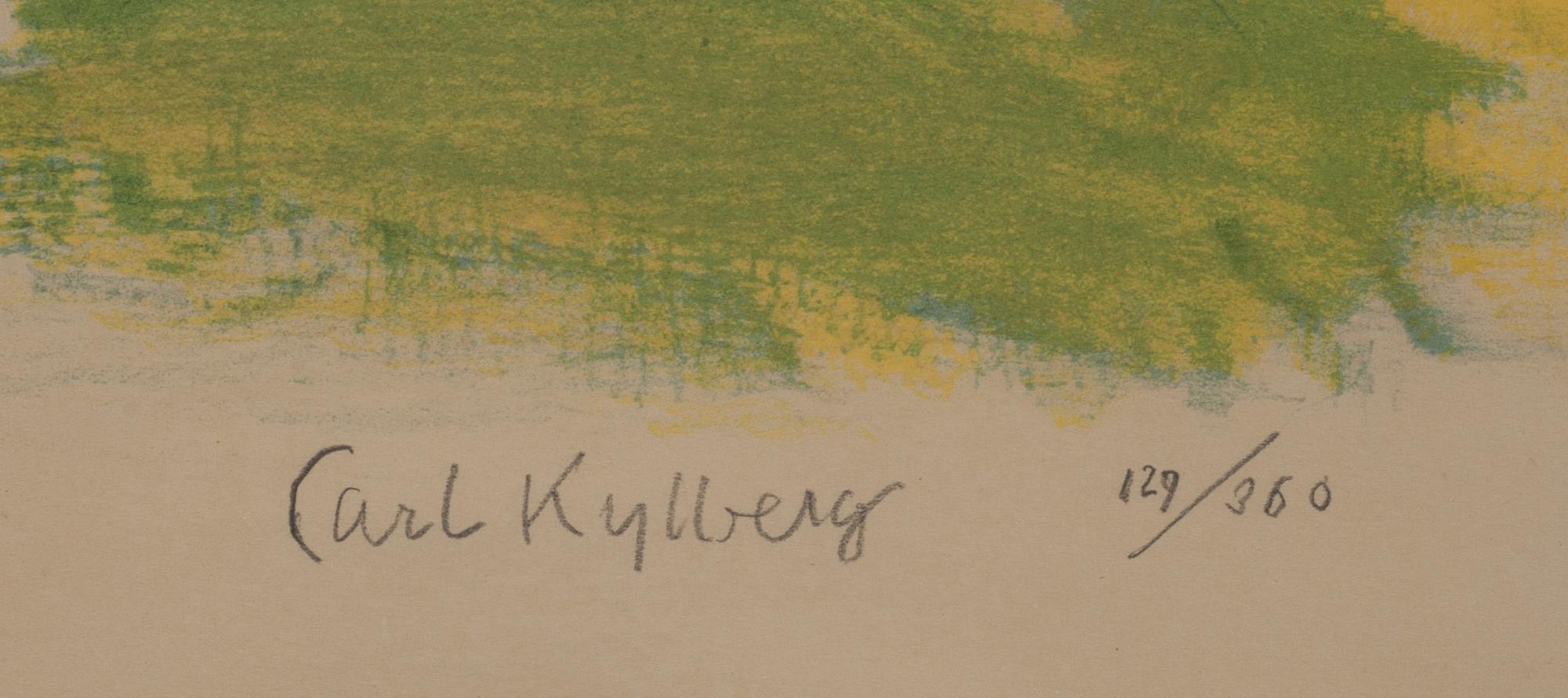 CARL KYLBERG, färglitografi, signerad och numrerad 129/360.