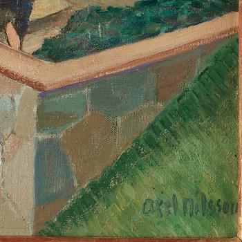 Axel Nilsson, "Terrassen, sommar".