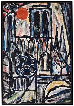 378. Olle Baertling, "Notre Dame Paris 1948".