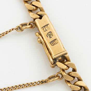 Wristwatch, 22.5 mm, 18K gold.