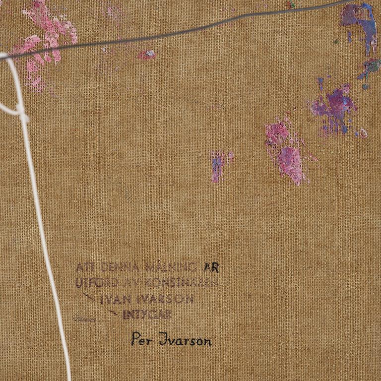 Ivan Ivarson, Man with hat and flowers.