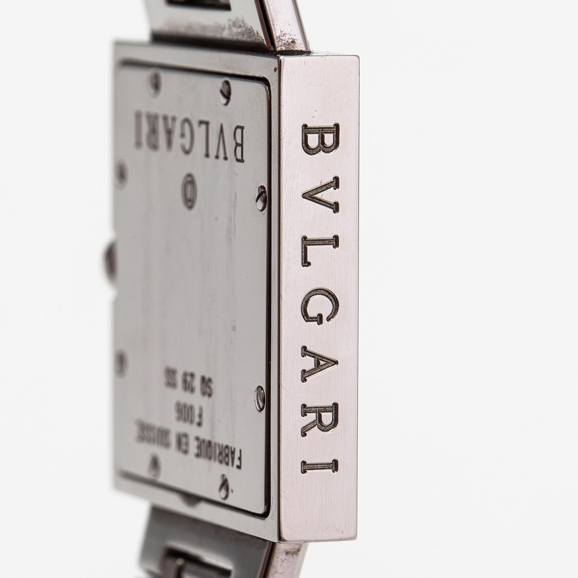 Bulgari, Quadrato, wristwatch, 29 x 29 mm.