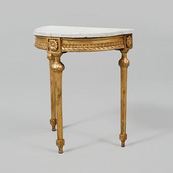 KONSOLBORD, gustavianskt, sent 1700-tal.
