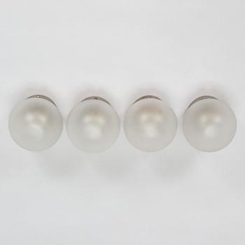 Ceiling lamps 4 pcs, model EA 11 Itsu, mid-20th century.