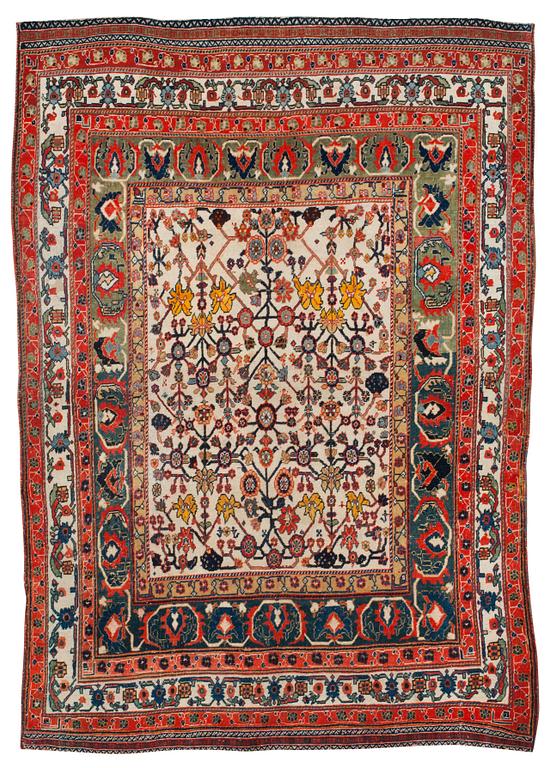 A RUG. An antique Qashqai. 141,5 x 98,5 cm.
