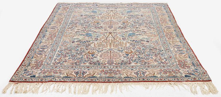 Matta, semiantik Nain Tudeshk, centrala Persien, ca 244 x 148 cm.