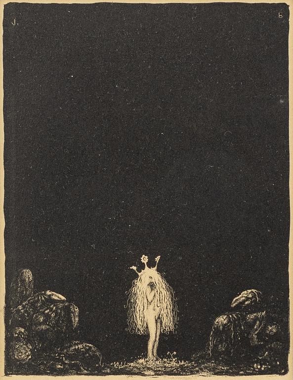 John Bauer, "Den lilla prinsessan och trollen".