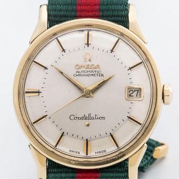 OMEGA, Constellation, "Pie-Pan", (Repainted dial), wristwatch, 34 mm.