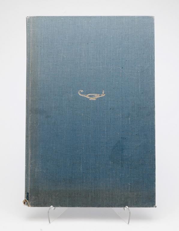 BÖCKER, 5 st, "ATLANTICA", RUDBECK, OLAUS. Svenska originaltexten. Utg. A. Nelson I-IV samt boken Taflor till Atlantica.