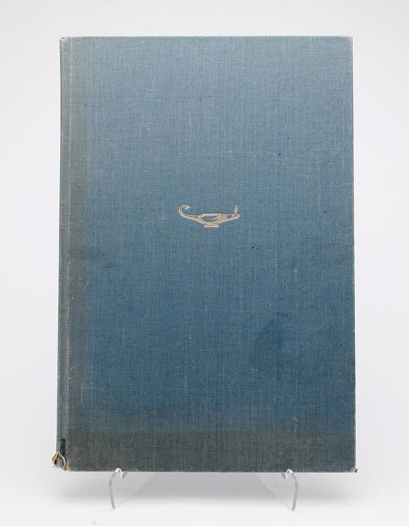 BÖCKER, 5 st, "ATLANTICA", RUDBECK, OLAUS. Svenska originaltexten. Utg. A. Nelson I-IV samt boken Taflor till Atlantica.