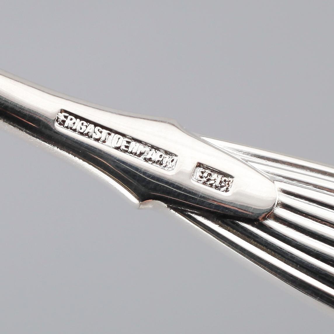 BESTICK, 89 delar, nysilver, "Savoy", 1900-talets andra hälft.