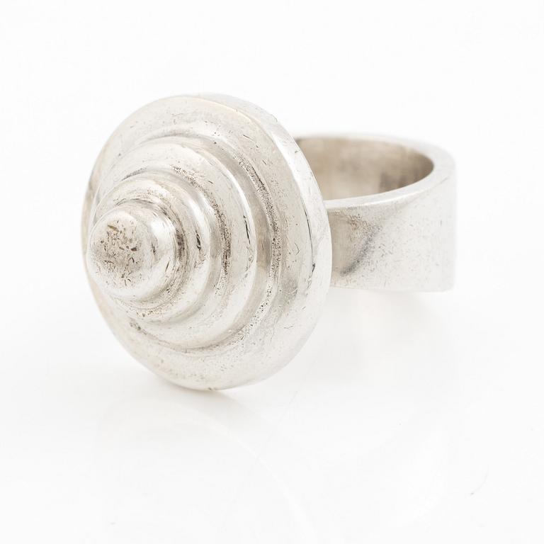 Sven-Erik Högberg, ring, sterlingsilver, Göteborg 1992.