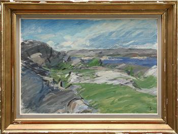 HUGO ZUHR, olja på duk, monogramssign.